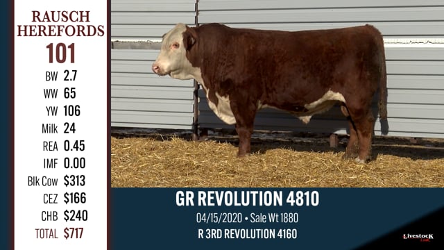 Lot #101 - GR REVOLUTION 4810