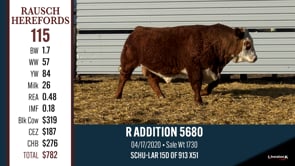 Lot #115 - R ADDITION 5680