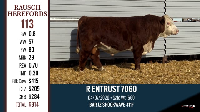 Lot #113 - R ENTRUST 7060