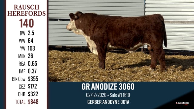 Lot #140 - GR ANODIZE 3060