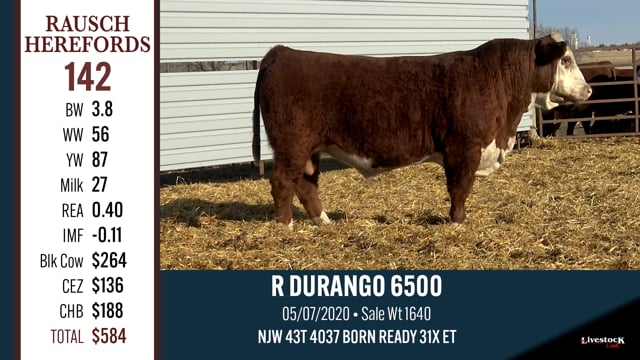 Lot #142 - R DURANGO 6500