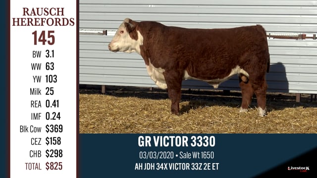 Lot #145 - GR VICTOR 3330