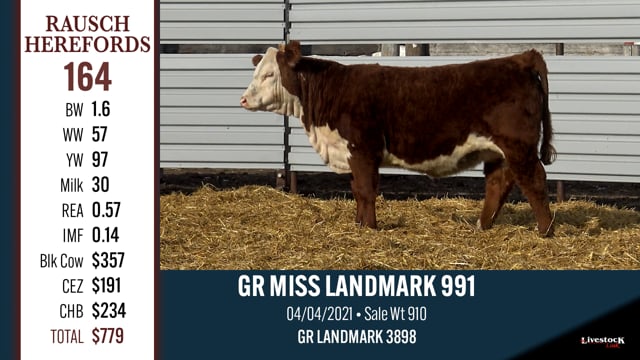 Lot #164 - GR MISS LANDMARK 991
