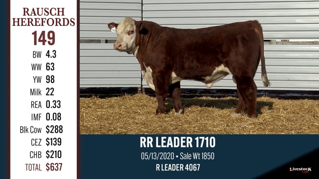 Lot #149 - RR LEADER 1710