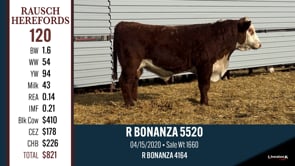 Lot #120 - R BONANZA 5520