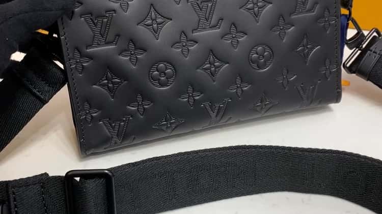 Louis Vuitton Black Shadow Monogram Gaston Wearable Wallet