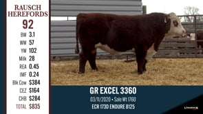Lot #92 - GR EXCEL 3360