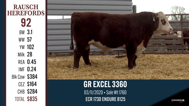Lot #92 - GR EXCEL 3360
