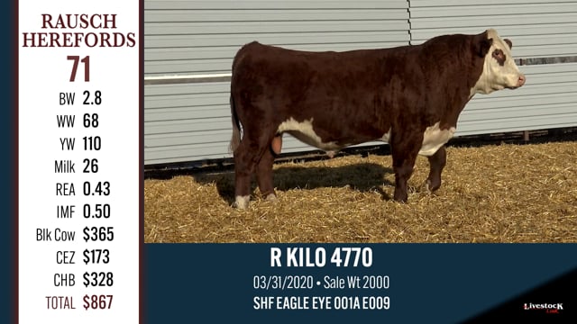Lot #71 - R KILO 4770