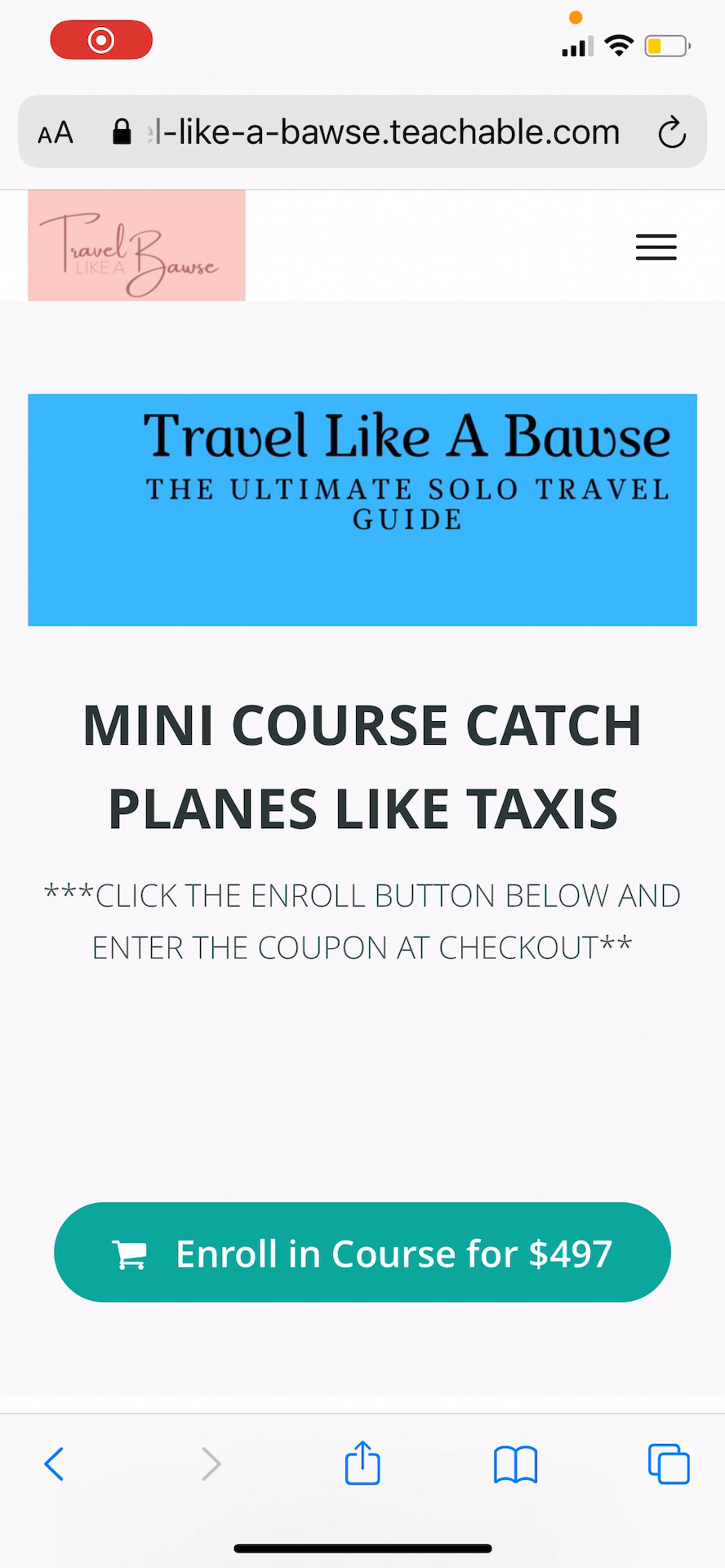 MINI COURSE VIDEO LOG IN TUTORIAL | Videos & Movies on Vimeo