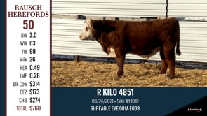 Lot #50 - R KILO 4851