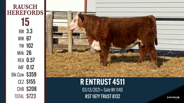 Lot #15 - R ENTRUST 4511