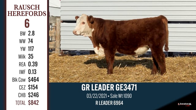 Lot #6 - GR LEADER GE 3471
