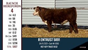 Lot #4 - R ENTRUST 5891
