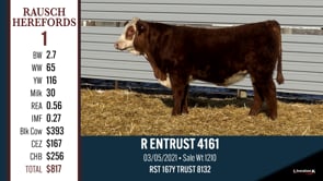 Lot #1 - R ENTRUST 4161