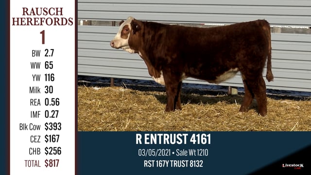 Lot #1 - R ENTRUST 4161