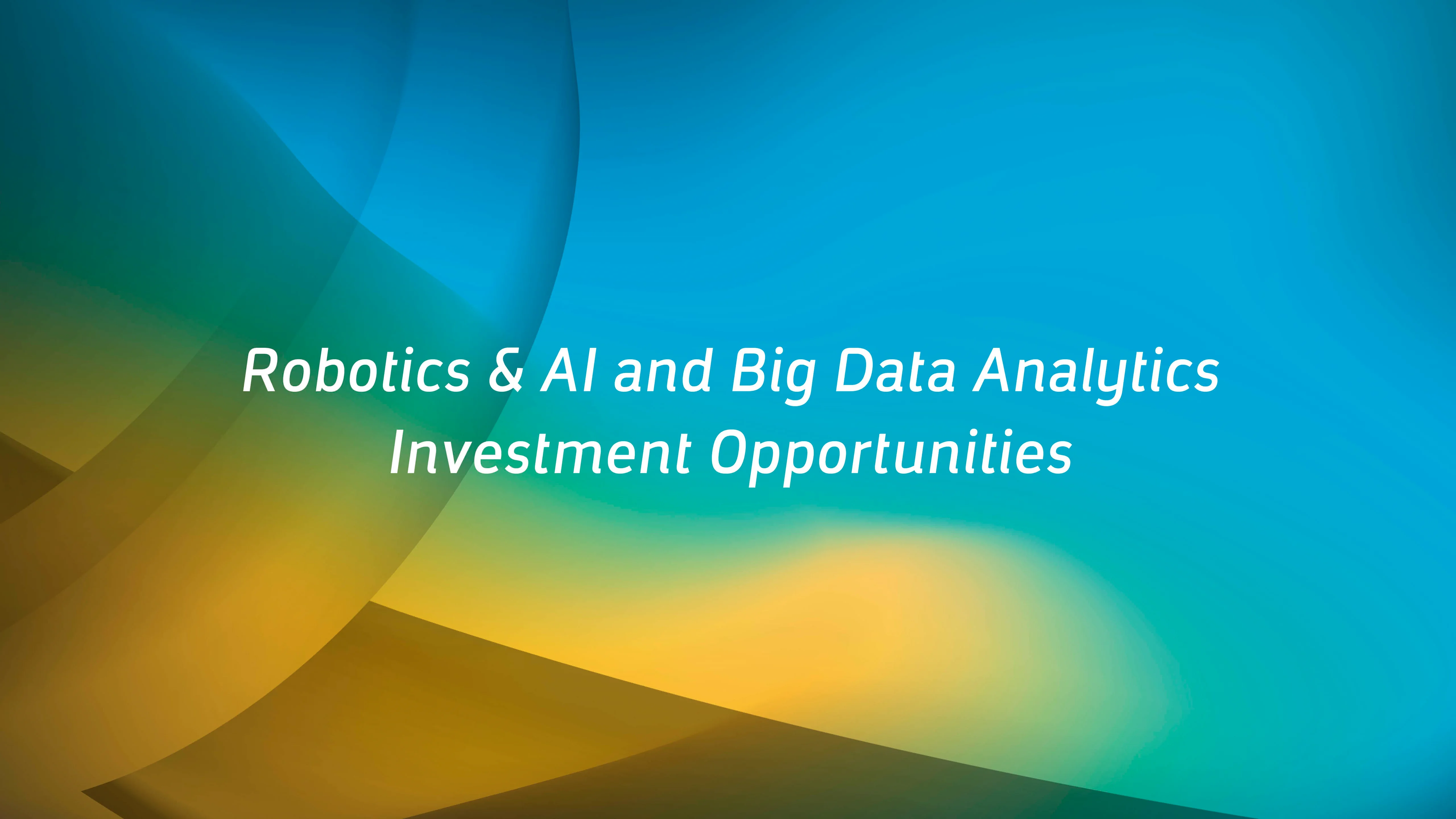 Robotics & AI Analytics on Vimeo