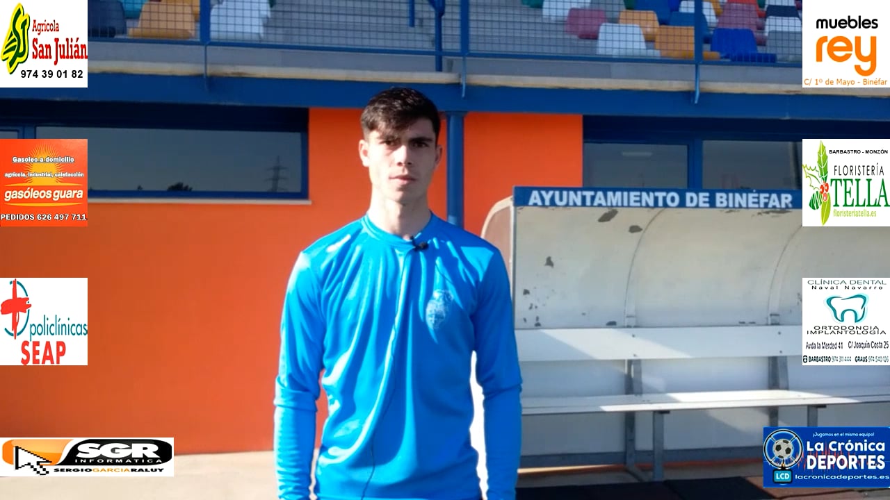 RAMÓN BAYONA "BAYU" (Jugador CD Binéfar) CD Binéfar 1-0 Utebo / J 20 / 3ª División