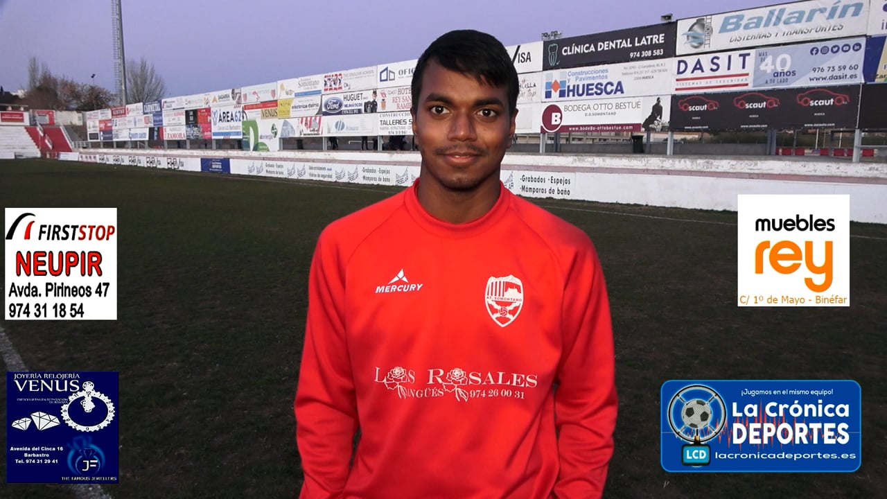 ADIL CAMPO (Jugador UDB Somontano) UDB Somontano 4-0 CD Albalate / Jornada 13 / 2ª Regional - Gr 2-1