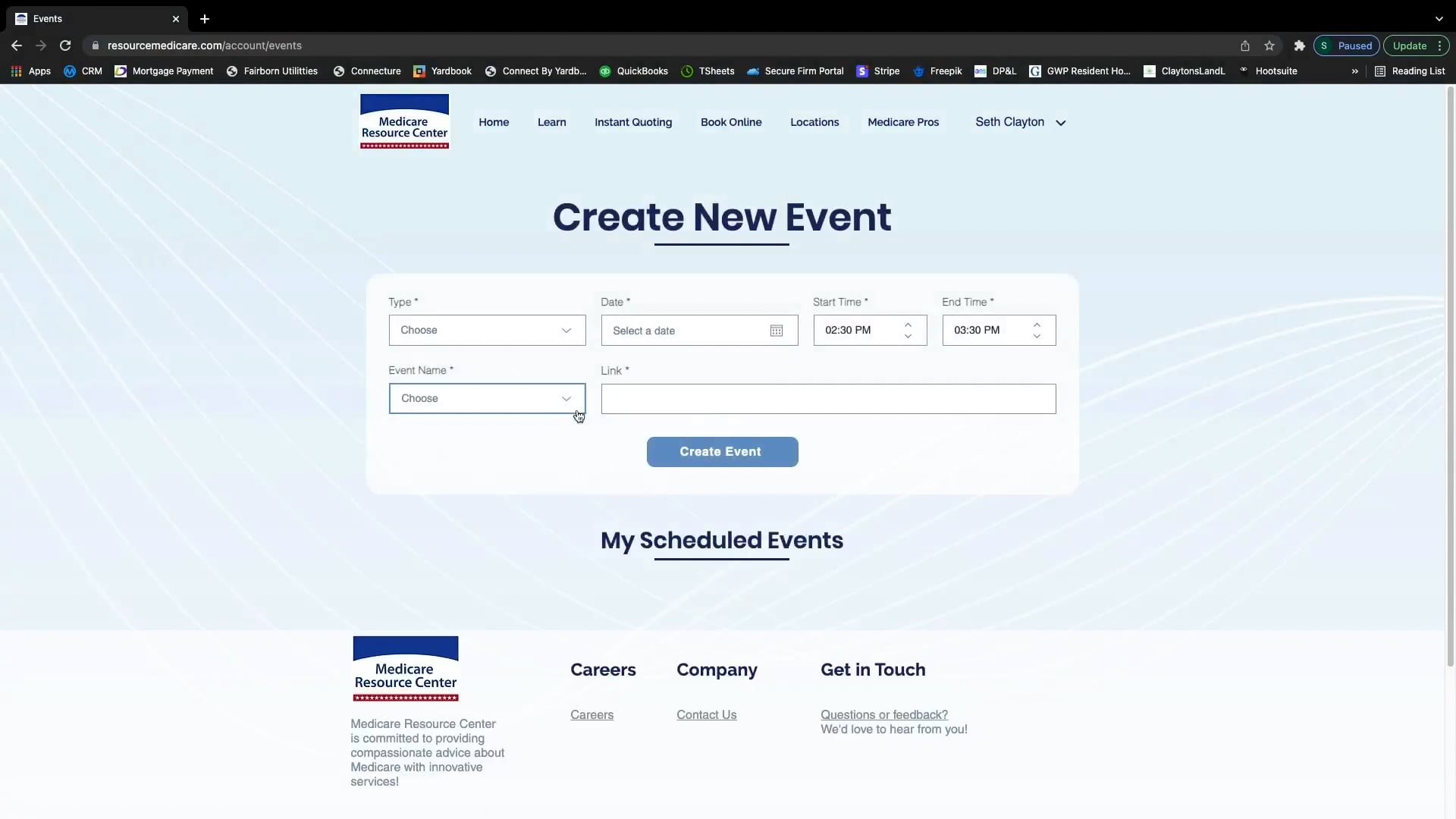 My Events Tutorial on Vimeo