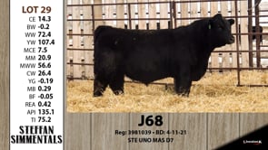 Lot #29 - J68