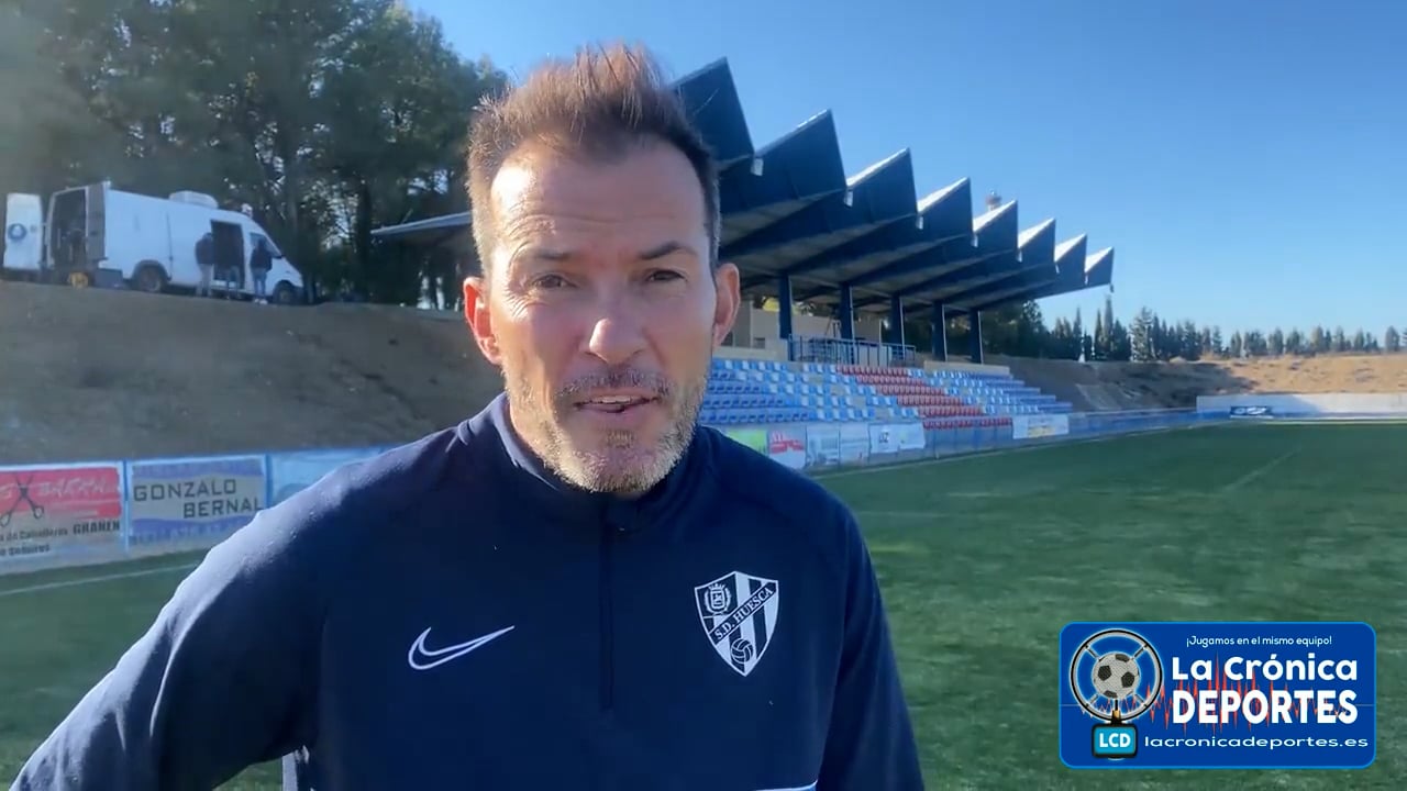 DANI ASO (Entrenador Huesca B) Huesca B 1-0 FC Terrassa / J 18 / 2ª RFEF - Grupo 3 / Fuente Twitter SD Huesca B