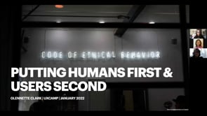 Putting humans first and users second – glennette clark