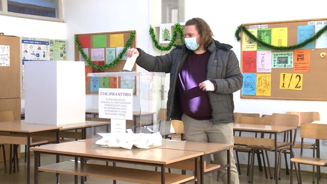 Preliminarni rezultati referenduma na teritoriji opštine Ub. januar 2022.