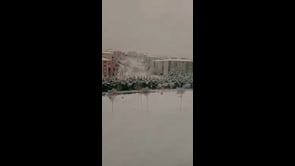 Tempesta di neve a Istanbul, la città coperta di bianco