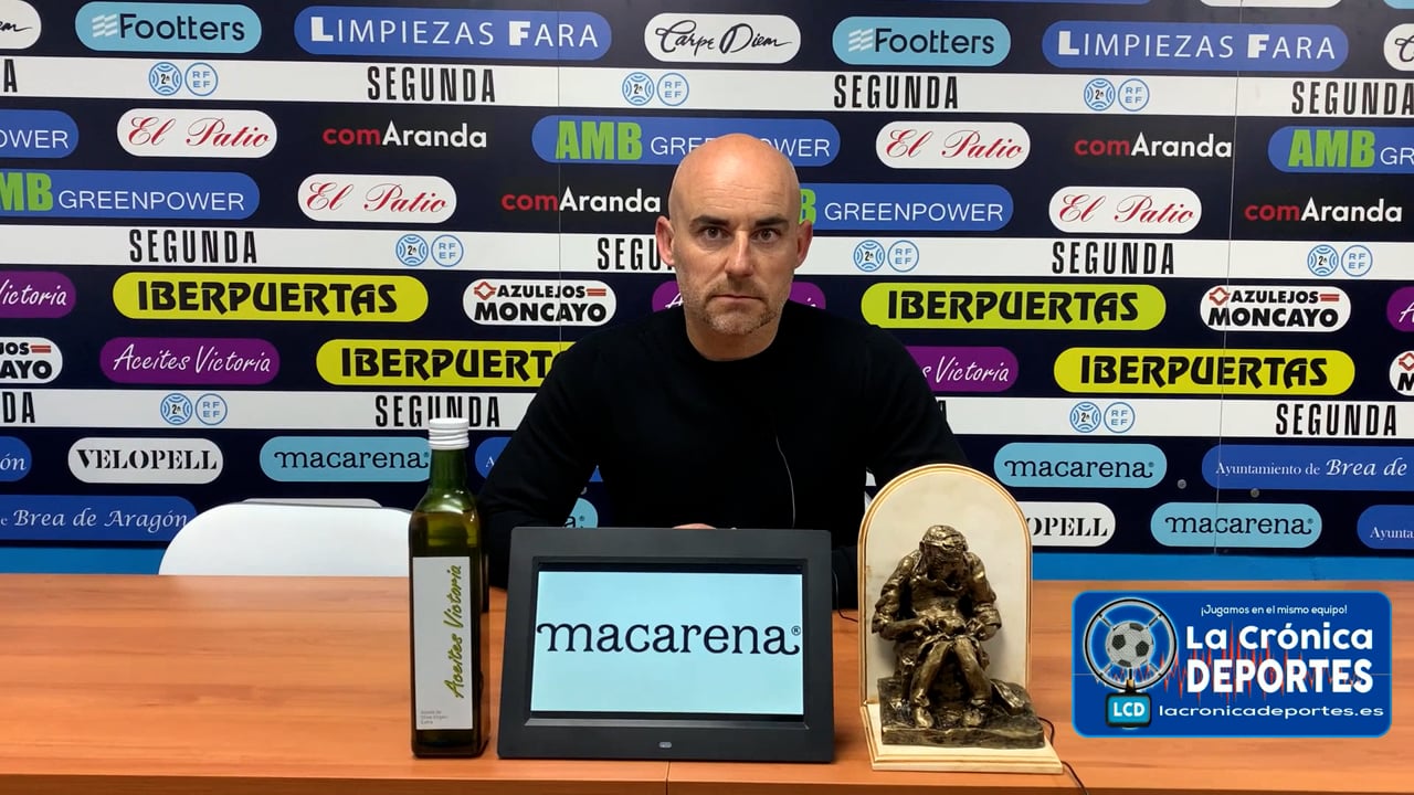 DANI MARTÍNEZ (Entrenador Brea) CD Brea 3-3 FC Cerdanyola / Jornada 18 / 2ª RFEF - Grupo 3 / Fuente YouTube CD Brea