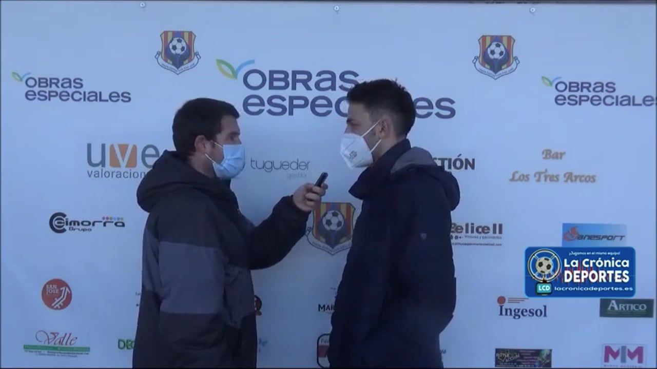 JOSÉ CARLOS GALLEGO (Entrenador Almudévar) UD San José 0-1 AD Almudévar / Jornada 17 / Preferente - Gr 2