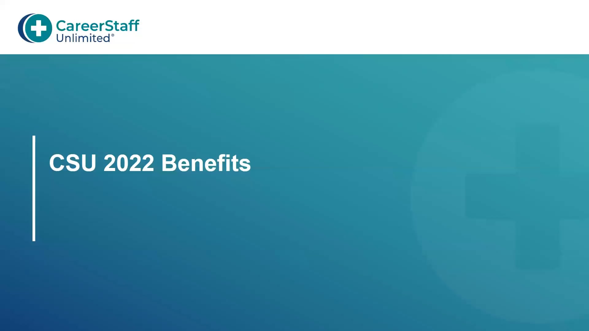 CSU 2022 Benefits on Vimeo