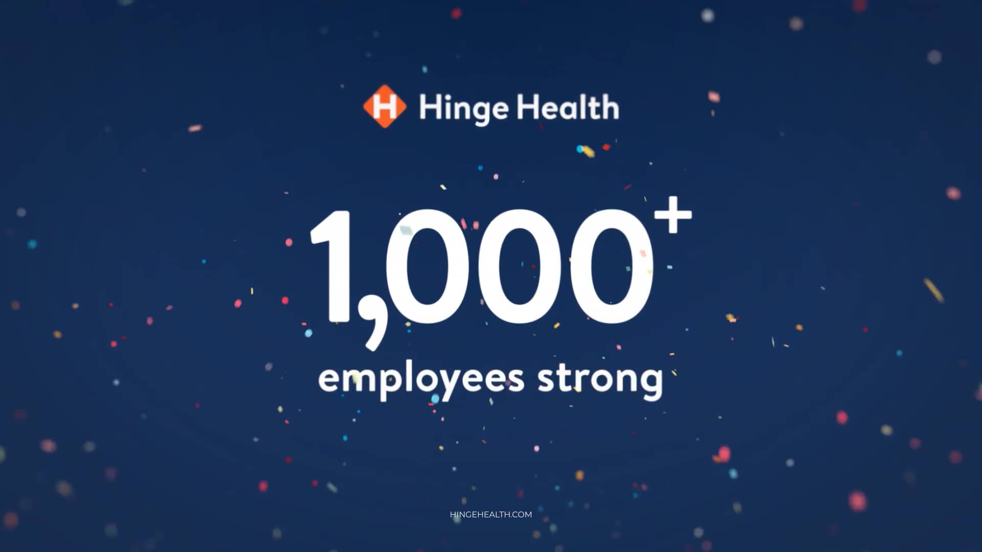 1 000 Employees Strong Hinge Health On Vimeo