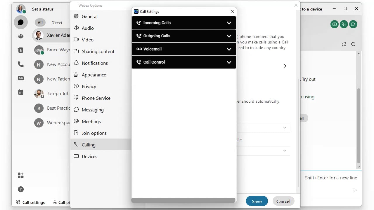 Hosted UC Webex (Windows) - Accessing Advanced Call Settings on Vimeo