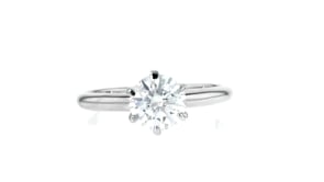 1.50 Carat Moissanite Ring in Sterling Silver