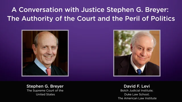 The Authority of the Court and the Peril by Breyer, Stephen