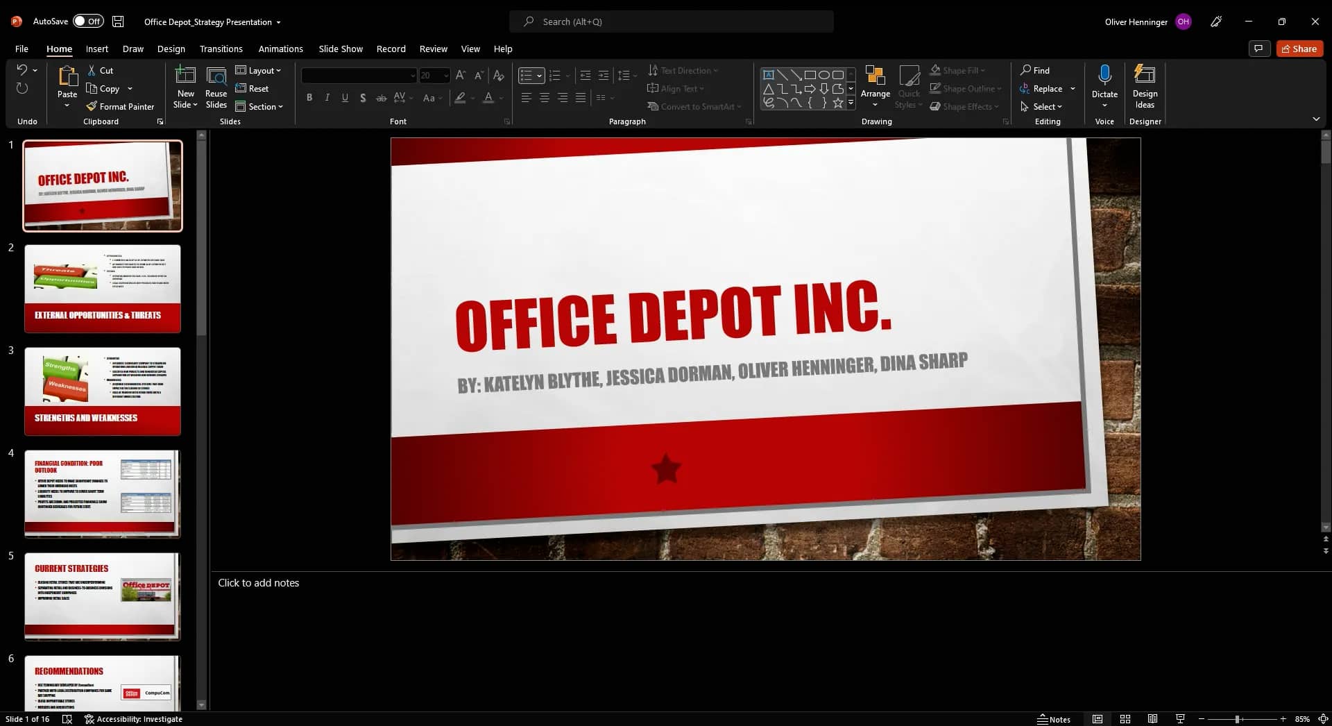 Office Depot Executive Summary Video on Vimeo