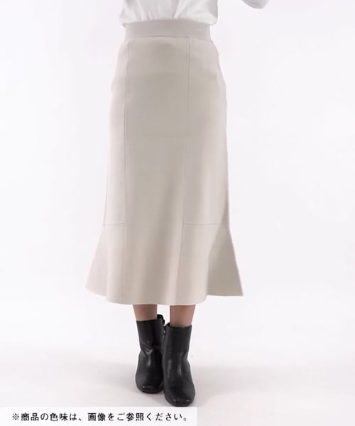 レディース【タグ付　入学式にも】バンヤードストーム　コクーンニット&裾フレアニットスカート