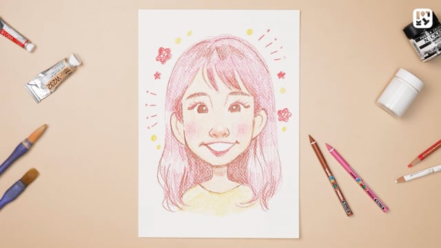 そっくり描くコツを知って 似顔絵にチャレンジ Lakit