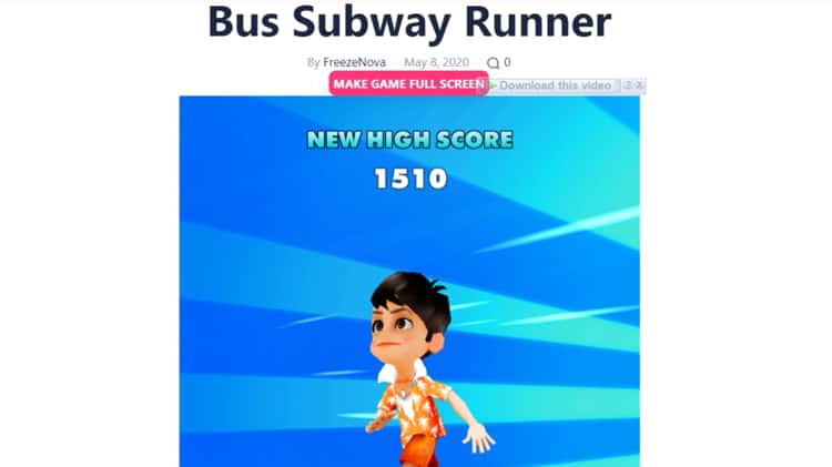 Bus Subway Runner Unblocked