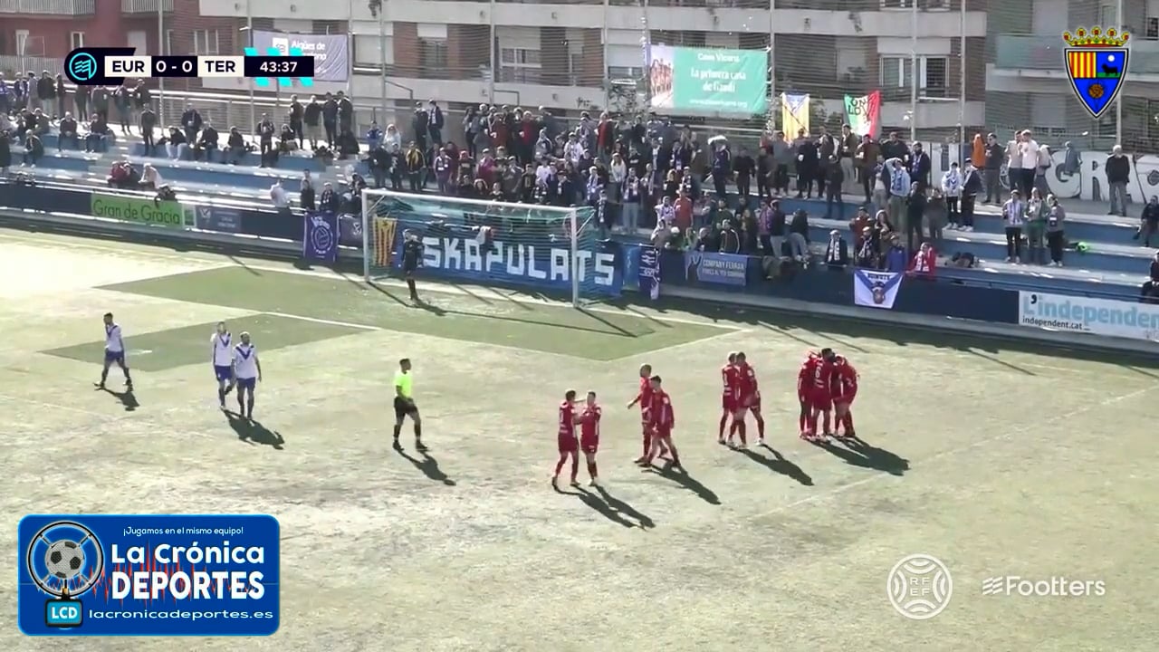 (RESUMEN y GOLES) CE Europa 0-2 CD Teruel / J 18 / 2ª RFEF - Grupo 3 / Fuente YouTube CD Teruel