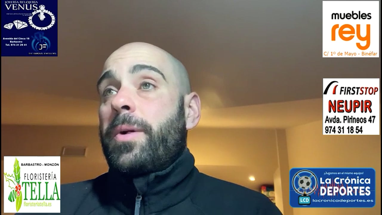 CARLOS GIL (Entrenador Caspe) CD Caspe 5-0 Giner Torrero / J 20 / 3ª División