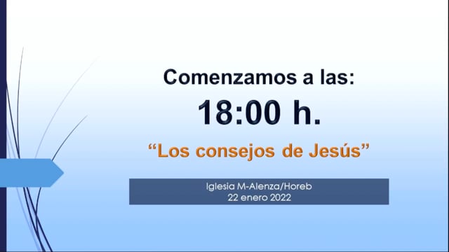 Los consejos de Jesús Ceremonia bautismal