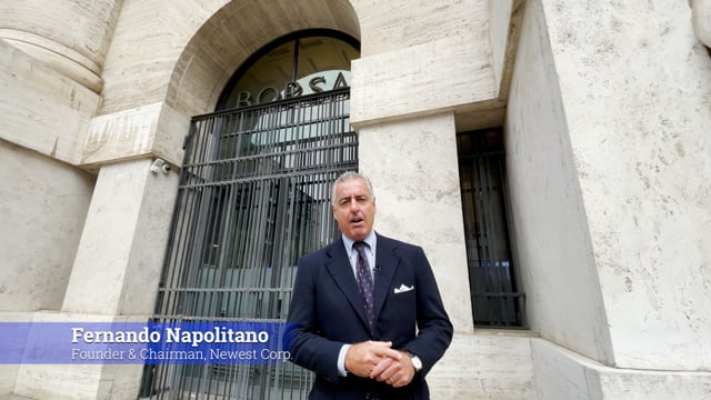 Newest Corp. Founder's Mission to Show Why Italy Is a Global Leader in 21st Century Business