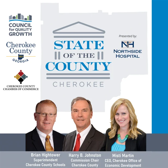 Re-watch the 2022 State of Cherokee County - Council for Quality Growth