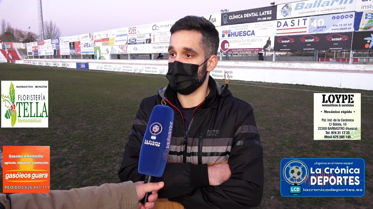 RAFA GIMÉNEZ (Entrenador CD Albalate) UDB Somontano 4-0 CD Albalate / Jornada 13 / 2ª Regional - Gr 2-1