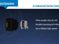 Hirose ix Industrial Series Connectors | Heilind Electronics