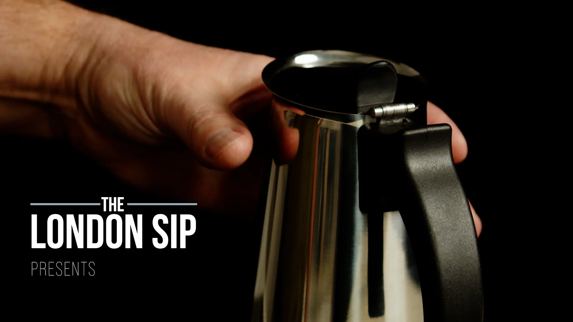 London Sip 3 Cup Stainless Steel Espresso Maker | Silver