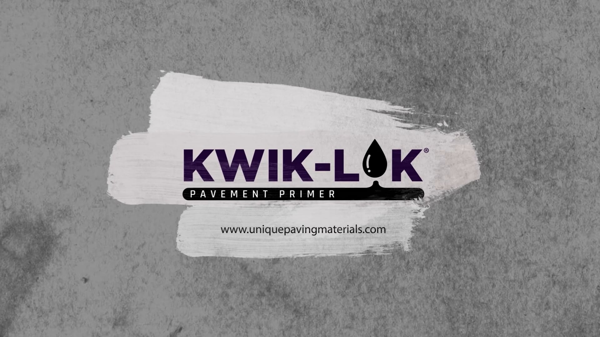 KWIK-LOK® Pavement Primer Video