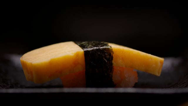 Tomago tasty. Authentic Japanese sushi is prepared by an expert chef. 